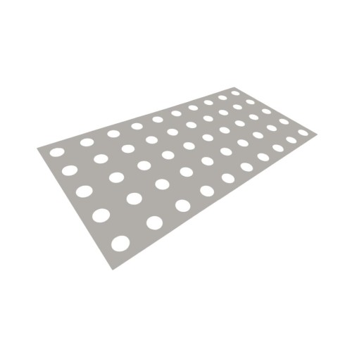 Szablon do guzów 600x300 mm fi 25 mm - rzędowy